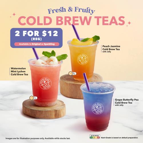 30Dec25_The Coffee Bean & Tea Leaf - 2 for $12 Cold Brew Tea Series