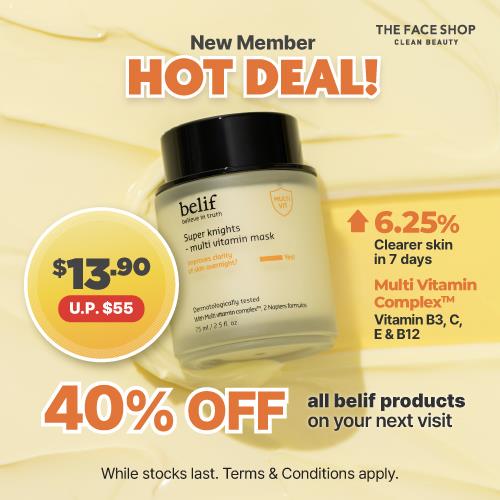 THEFACESHOP New Member $13.90 Hot Deal_NEX_Website_500x500