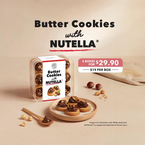 The Coffee Bean & Tea Leaf - Nutella Cookies