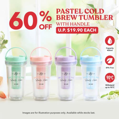 The Coffee Bean & Tea Leaf - Pastel Cold Brew Tumbler