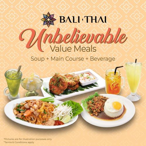 Bali_Thai_Unbelievable Value Meals_SMM