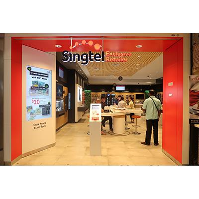 SingTel Exclusive Retailer Shopfront