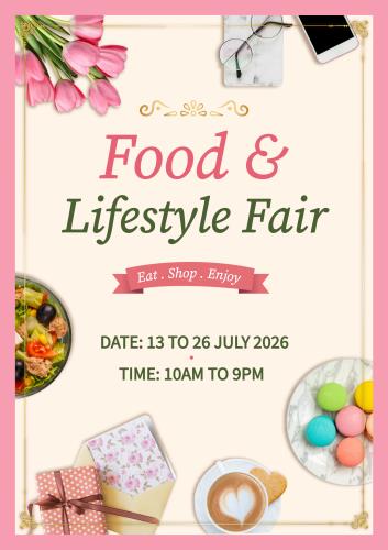 Food and Lifestyle A4 Poster