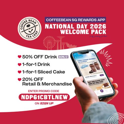 The Coffee Bean & Tea Leaf - National Day 2026 Welcome Pack