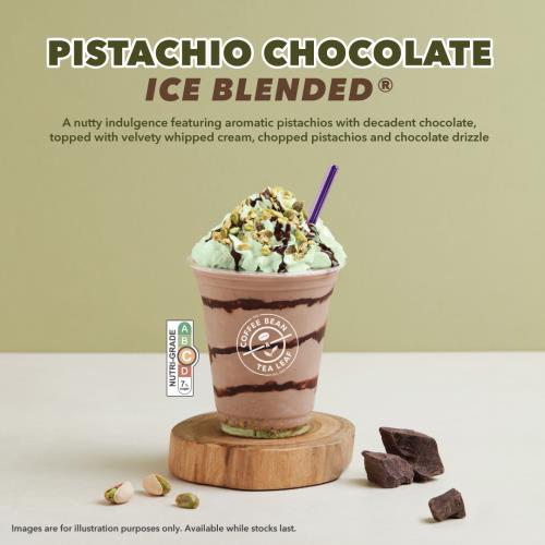 The Coffee Bean & Tea Leaf - Pistachio Chocolate Ice Blended
