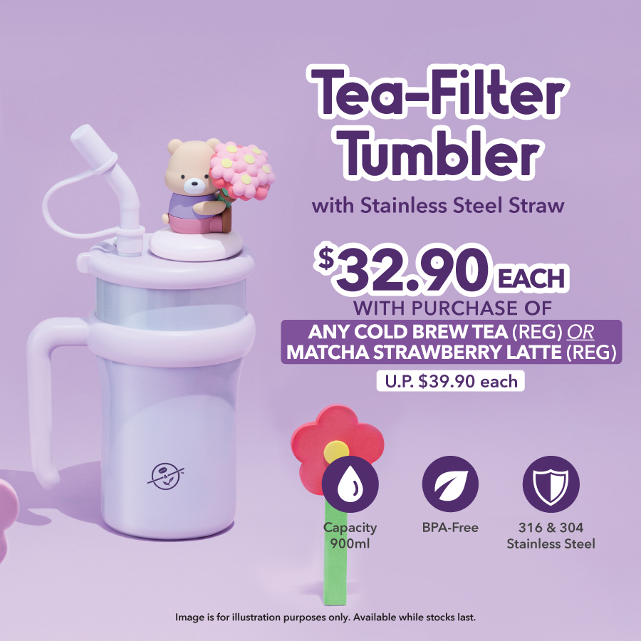 Revised The Coffee Bean & Tea Leaf - Tea Filter Tumbler