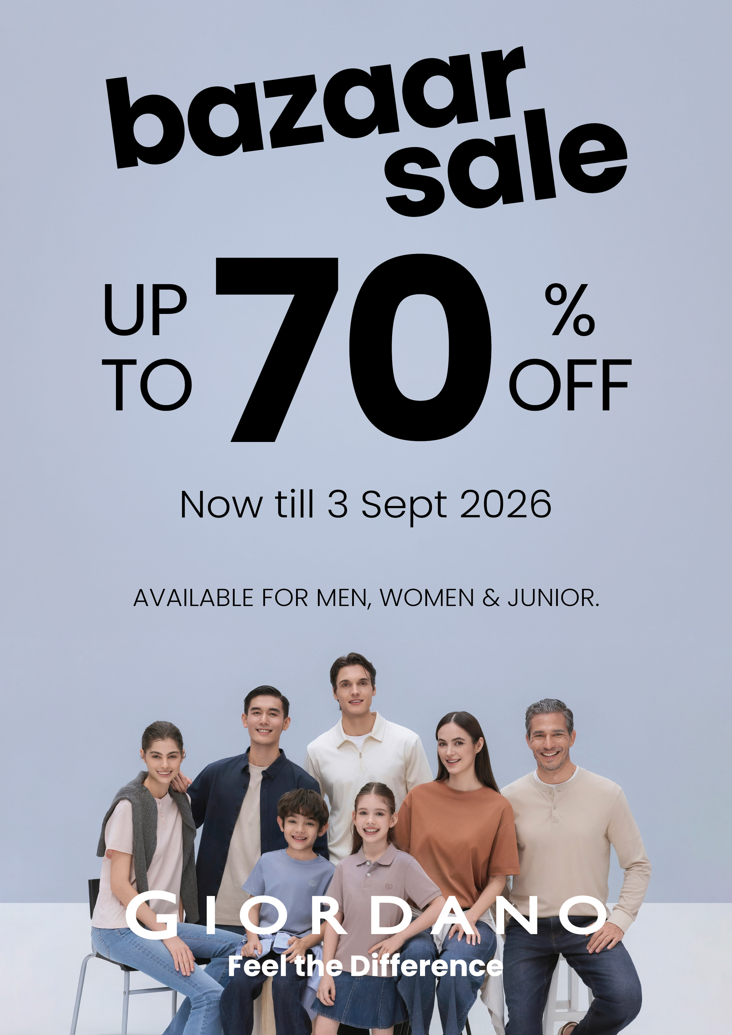 NEX Giordano Atrium Bazaar Sale EDM Aug2026 - A4 Poster