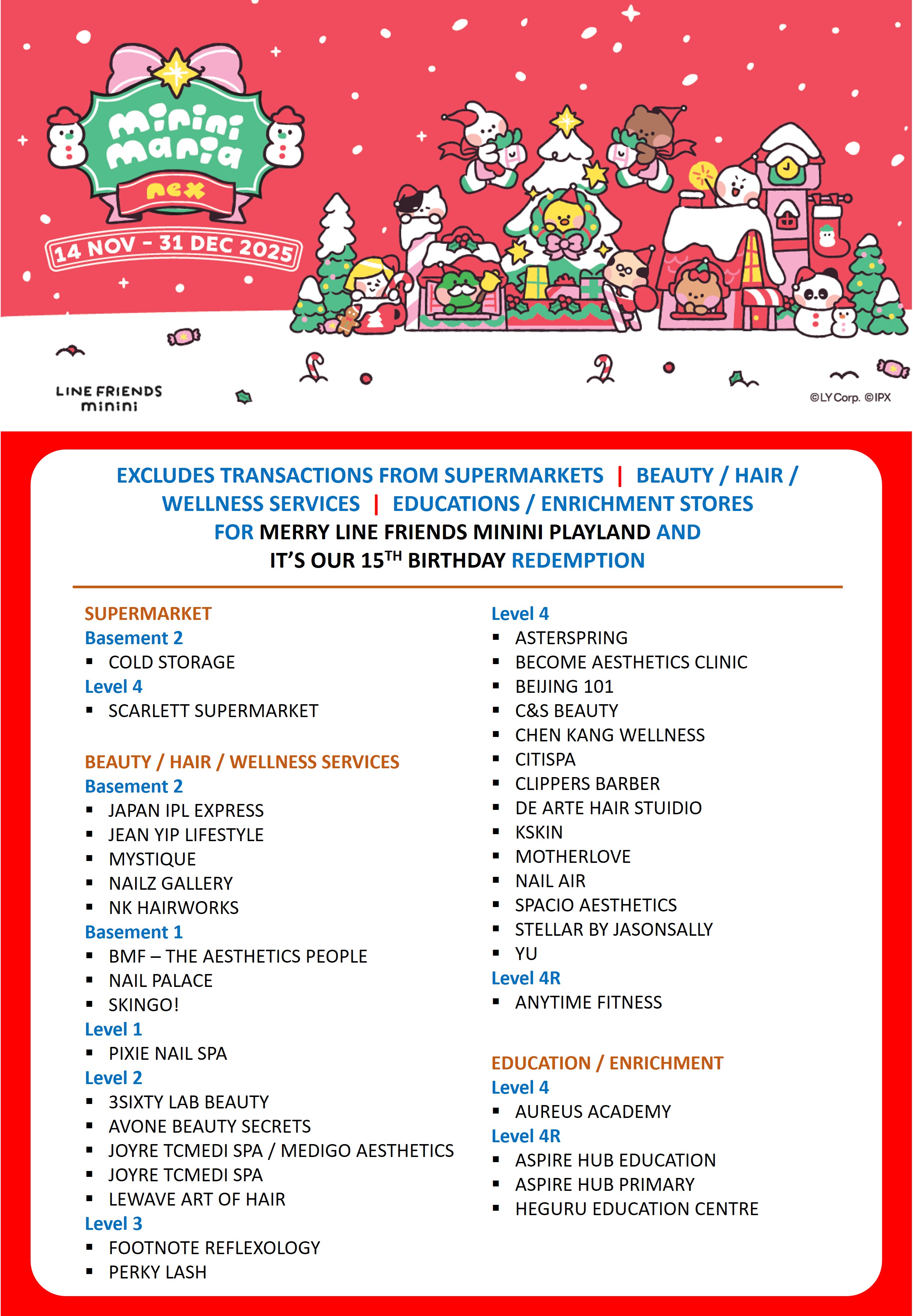 ExcludesTxnsStoresListing