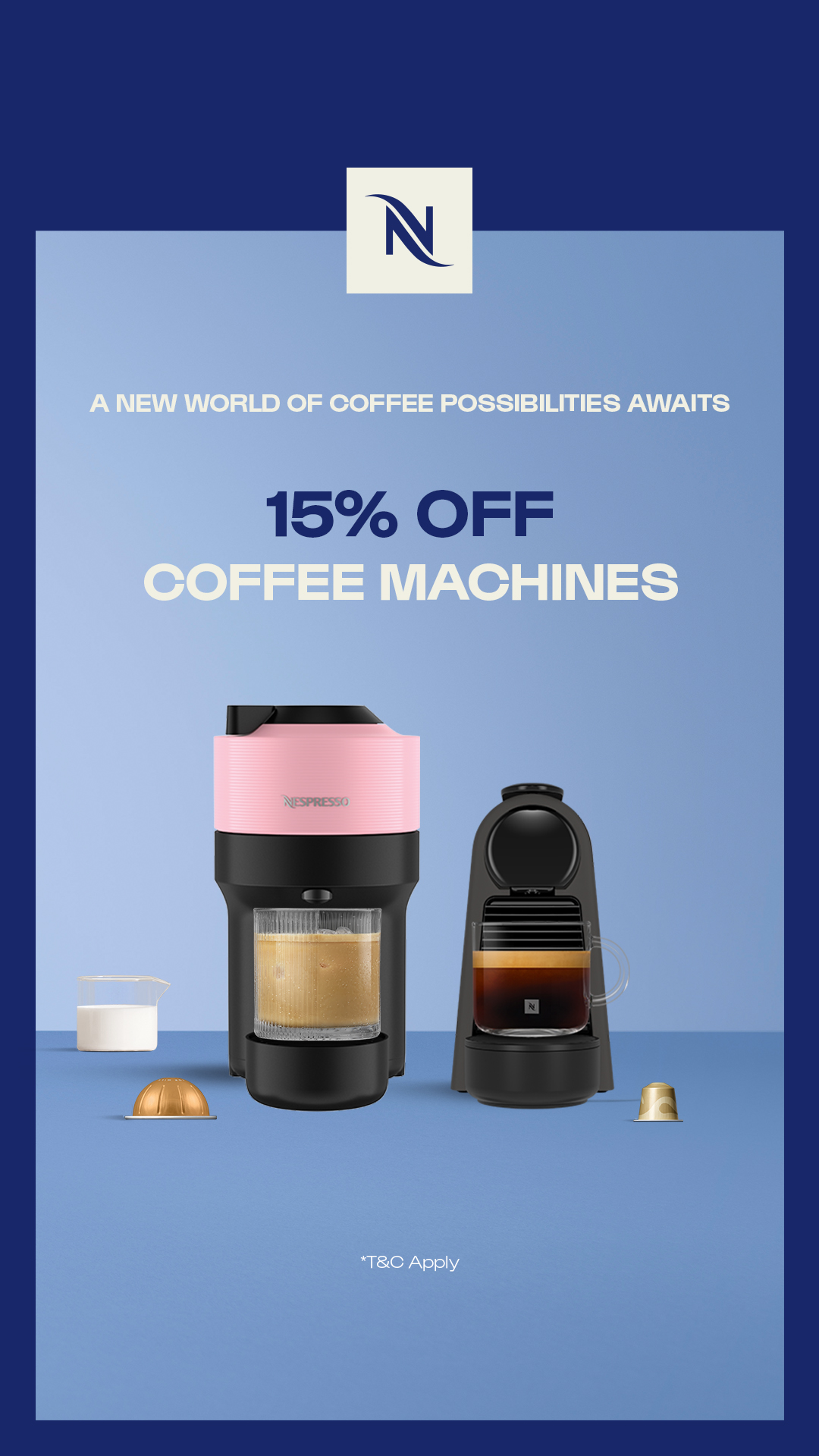 Nespresso_15%OFF machine_IGS