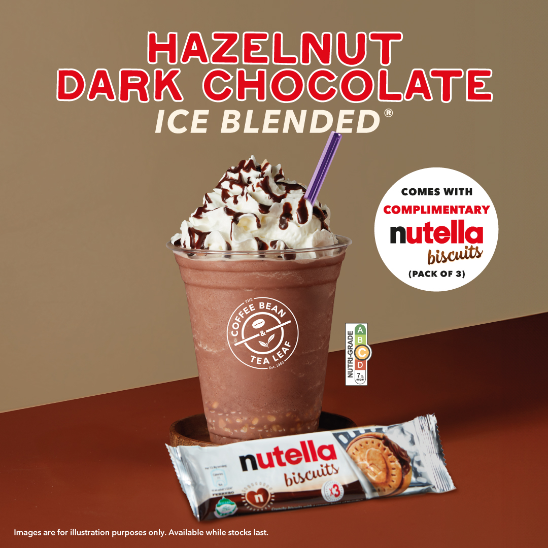 Sep 25_The Coffee Bean & Tea Leaf - Hazelnut Dark Chocolate Ice Blended