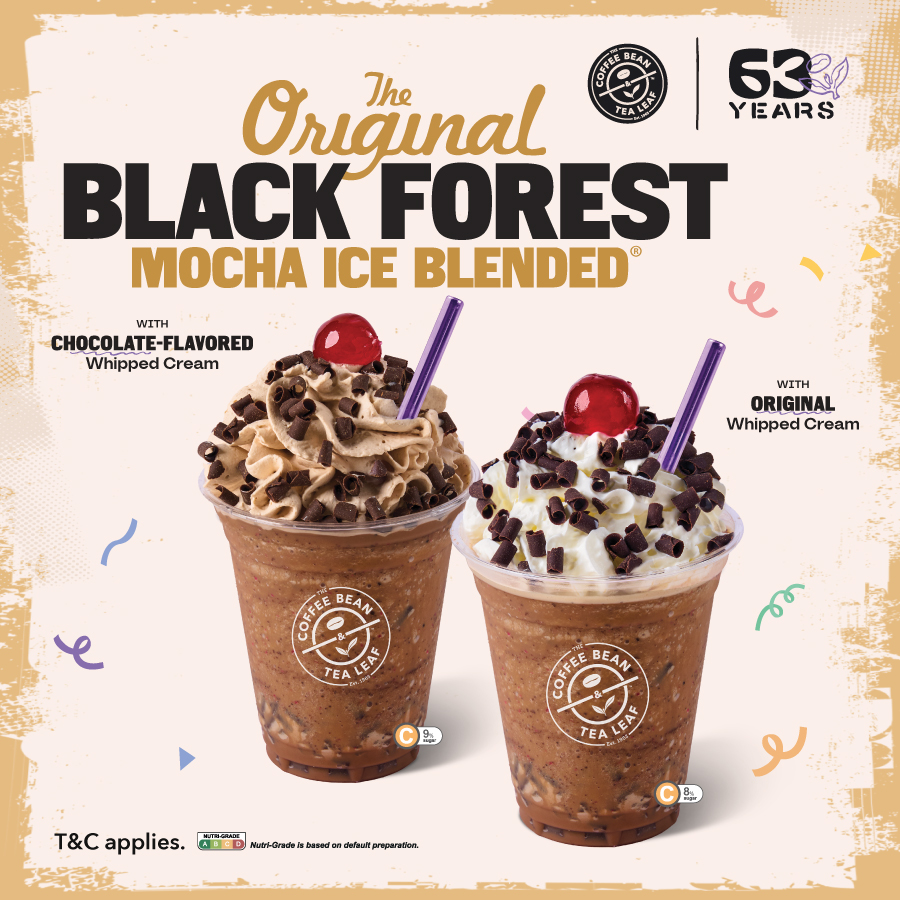 The Coffee Bean & Tea Leaf - Black Forest Mocha Ice Blended