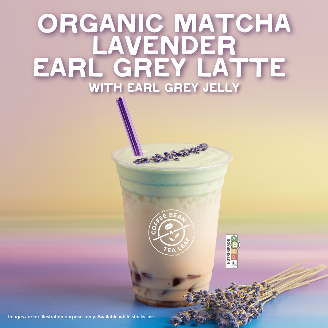 The Coffee Bean  Tea Leaf - Matcha Lavender Earl Grey Latte