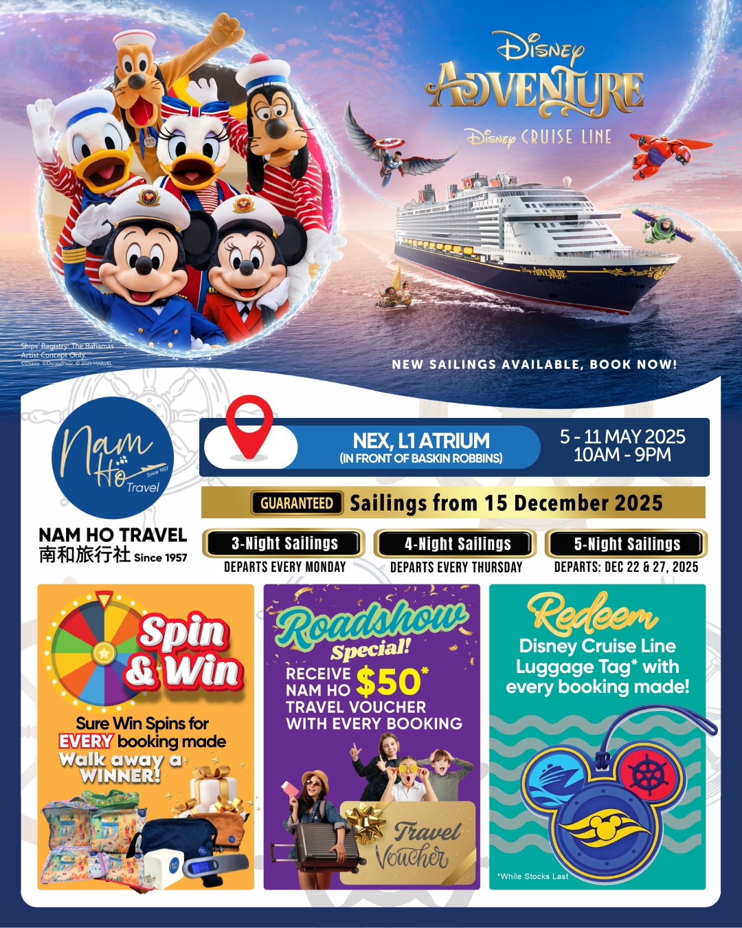 NEX Disney Cruise Fair Poster