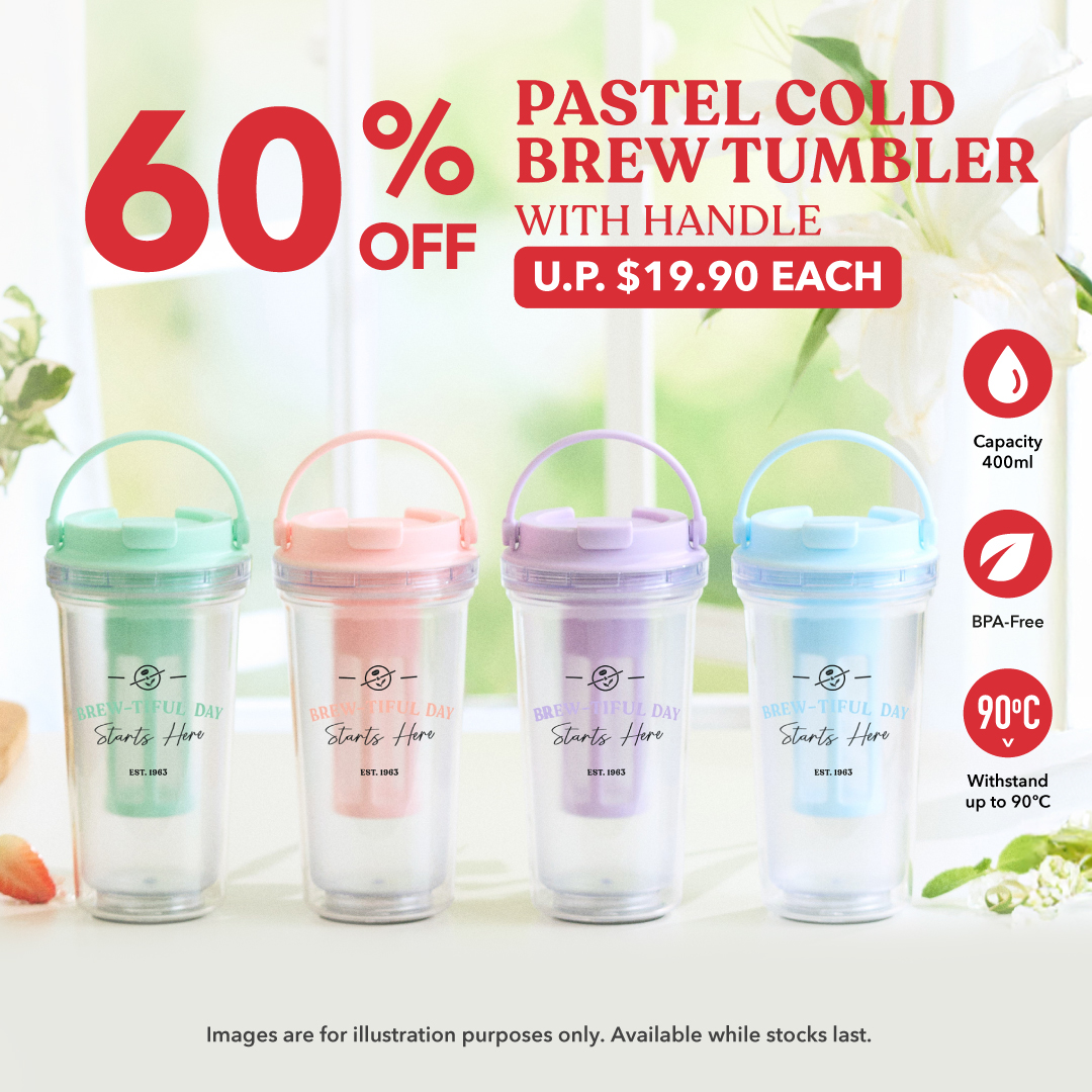 The Coffee Bean & Tea Leaf - Pastel Cold Brew Tumbler