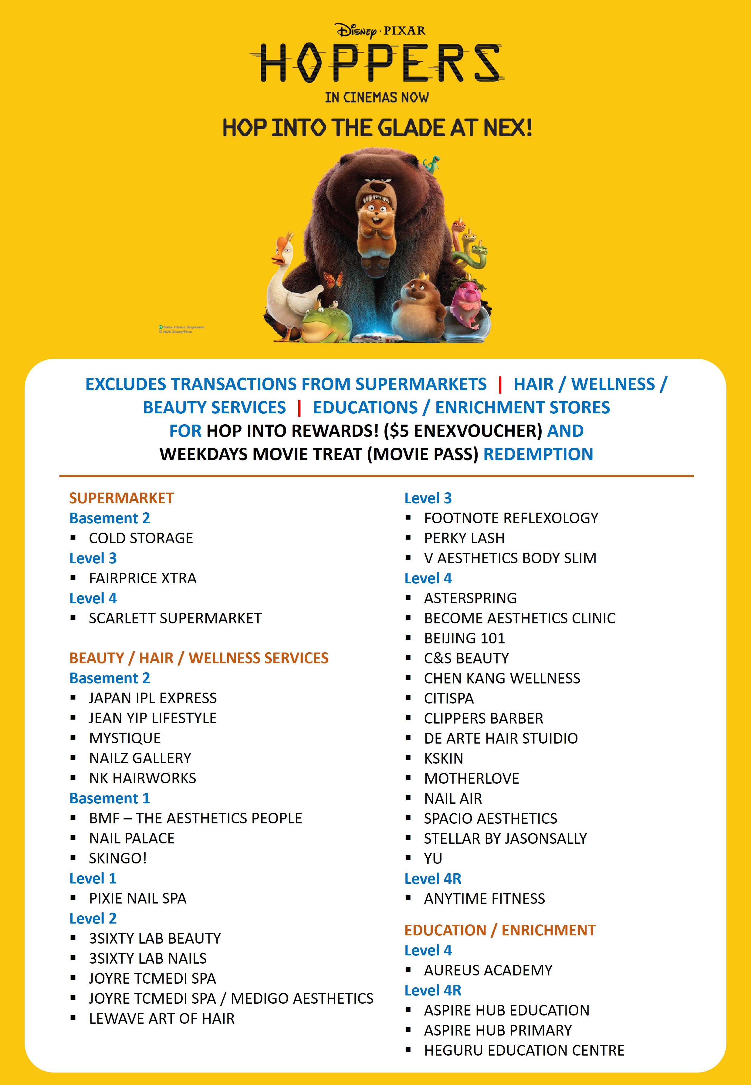 Excluding Tenants Listing - Mar2026