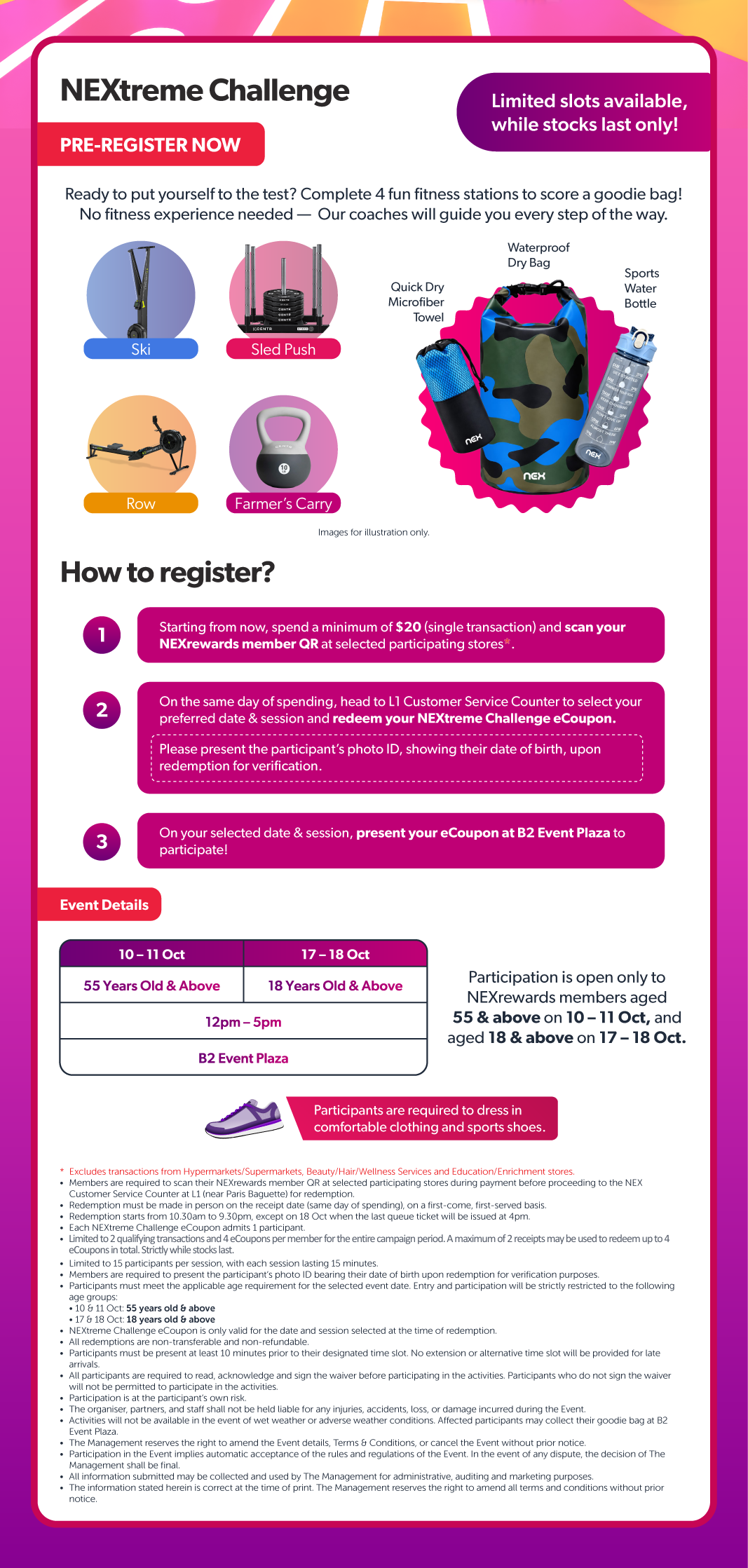 Limited to 2 qualifying transactions and 4 eCoupons per member for the entire campaign period. A maximum of 2 receipts may be used to redeem up to 4 eCoupons in total. Strictly while stocks last. (1)